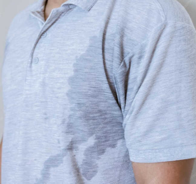 Sweat stain