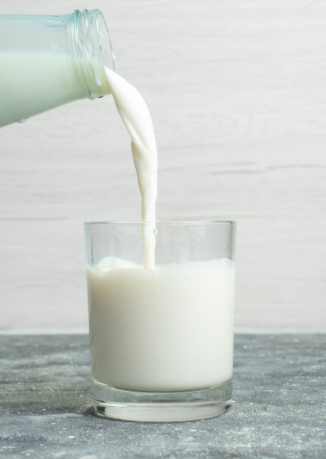 Milk stain