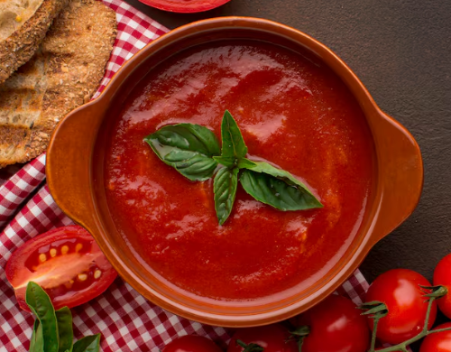 Tomato sauce stain
